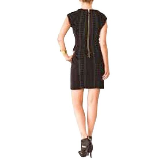 Rag & Bone Black Layla Contour Bodycon Ladder Back Mini Dress Size 6 Black - Picture 4 of 16